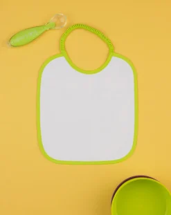 Prenatal Bavaglini-Bavaglino Bimbo Bianco/Verde