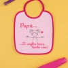 Prenatal Bavaglini-Bavaglino Spugna Bimba Rosa