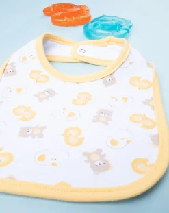 Prenatal Bavaglini-Bavaglino Unisex Giallo Organic Cotton