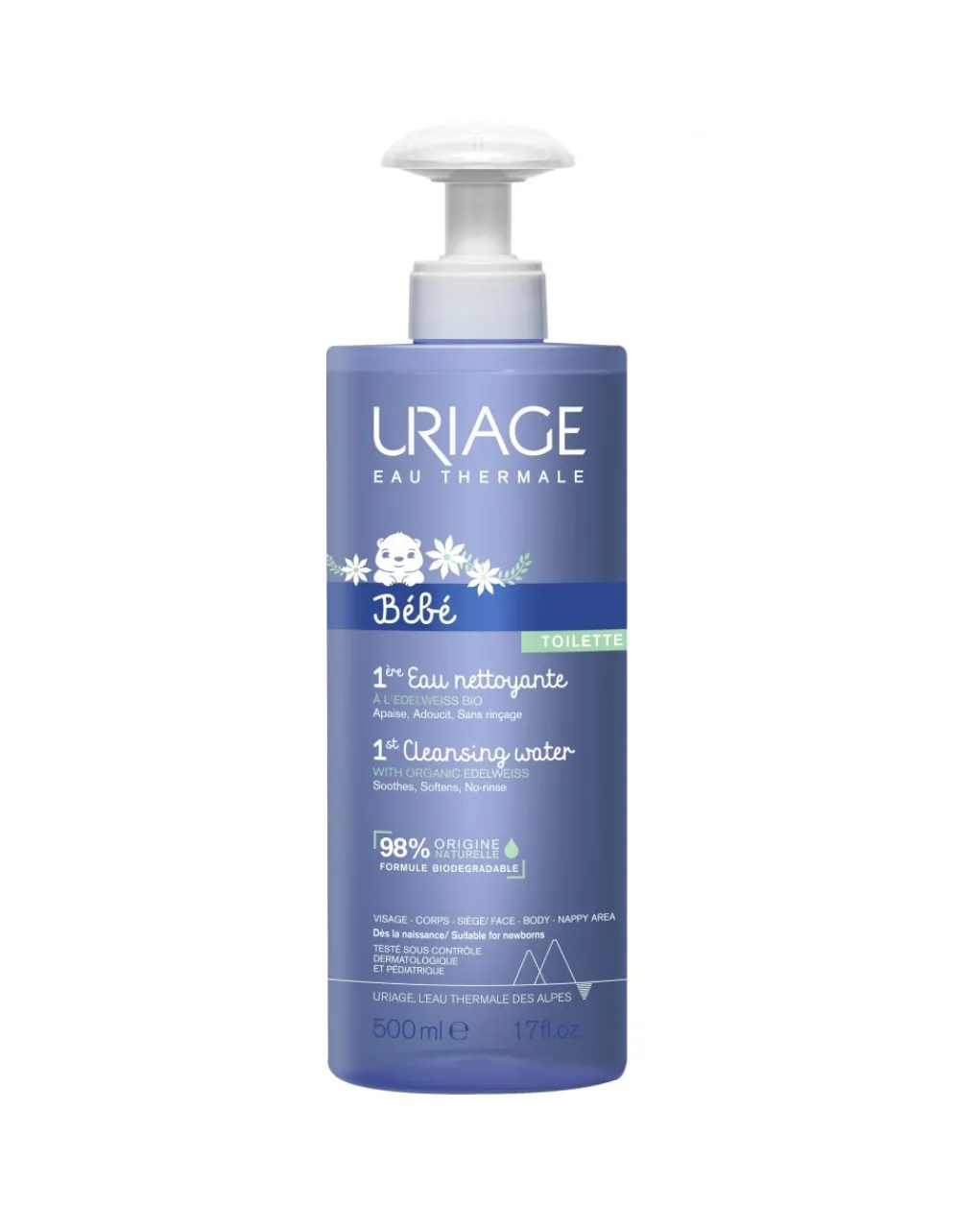 Uriage Saponi E Bagnoschiuma-Bebe Acqua Detergente 500Ml