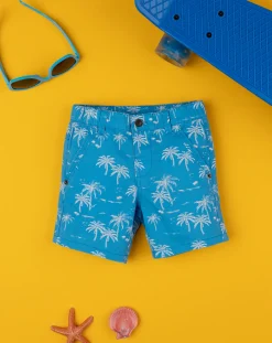 Prenatal Jeans Pantaloni E Salopette-Bermuda Azzurro Bimbo Twill Allover