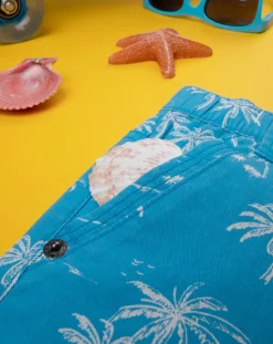 Prenatal Jeans Pantaloni E Salopette-Bermuda Azzurro Bimbo Twill Allover