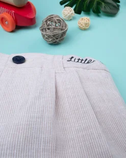 Prenatal Jeans Pantaloni E Salopette-Bermuda Bambino Elegant Lino