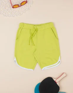 Prenatal Jeans Pantaloni E Salopette-Bermuda Bambino French Terry Verde