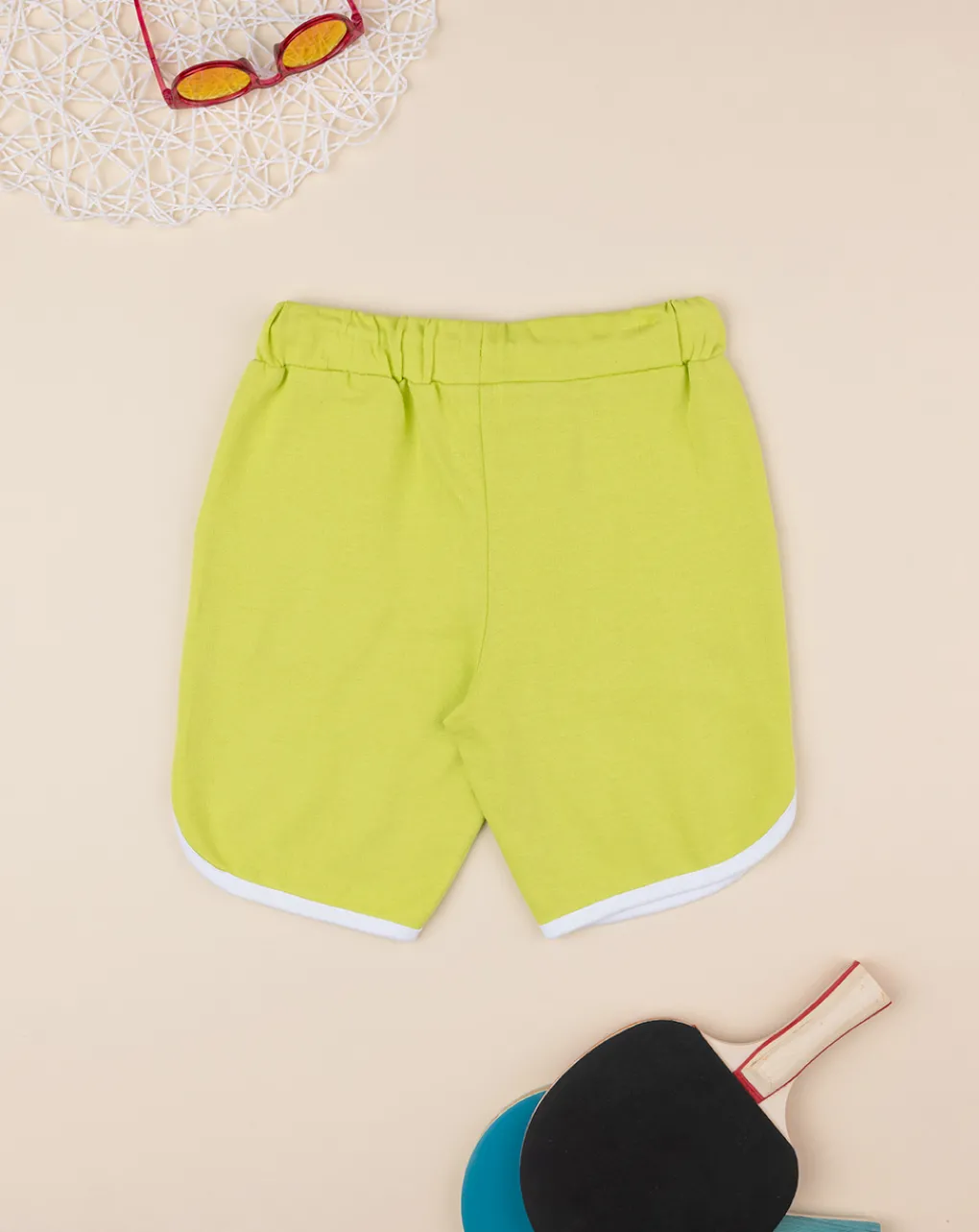 Prenatal Jeans Pantaloni E Salopette-Bermuda Bambino French Terry Verde