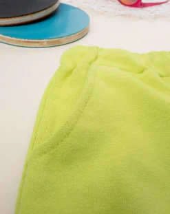 Prenatal Jeans Pantaloni E Salopette-Bermuda Bambino French Terry Verde