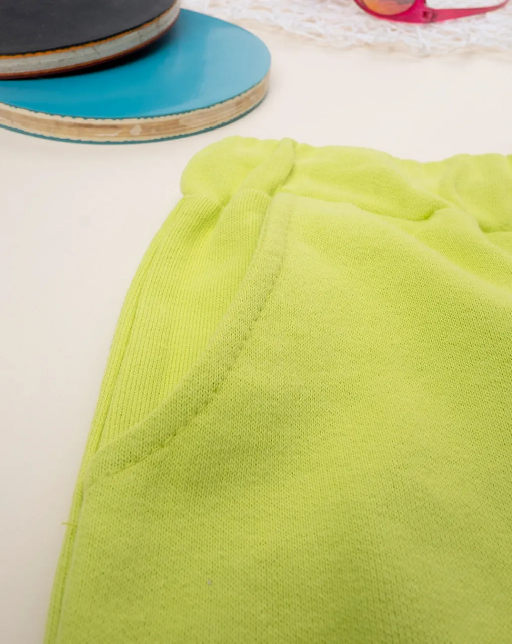 Prenatal Jeans Pantaloni E Salopette-Bermuda Bambino French Terry Verde