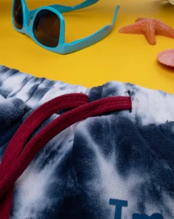 Prenatal Jeans Pantaloni E Salopette-Bermuda Bambino Tie-Dye French Terry