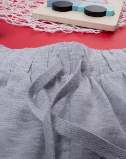 Prenatal Jeans Pantaloni E Salopette-Bermuda Bimbo Jersey Basico Grigio