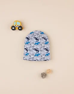 Prenatal Cappelli E Accessori-Berretto Bambino Grigio Macchine