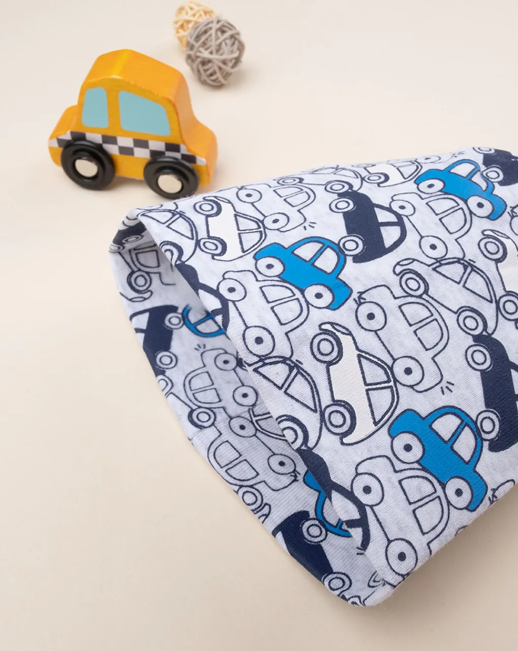 Prenatal Cappelli E Accessori-Berretto Bambino Grigio Macchine