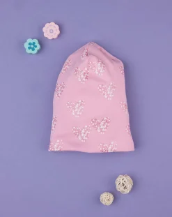 Prenatal Cappelli E Sciarpe-Berretto Bimba Jersey Rosa