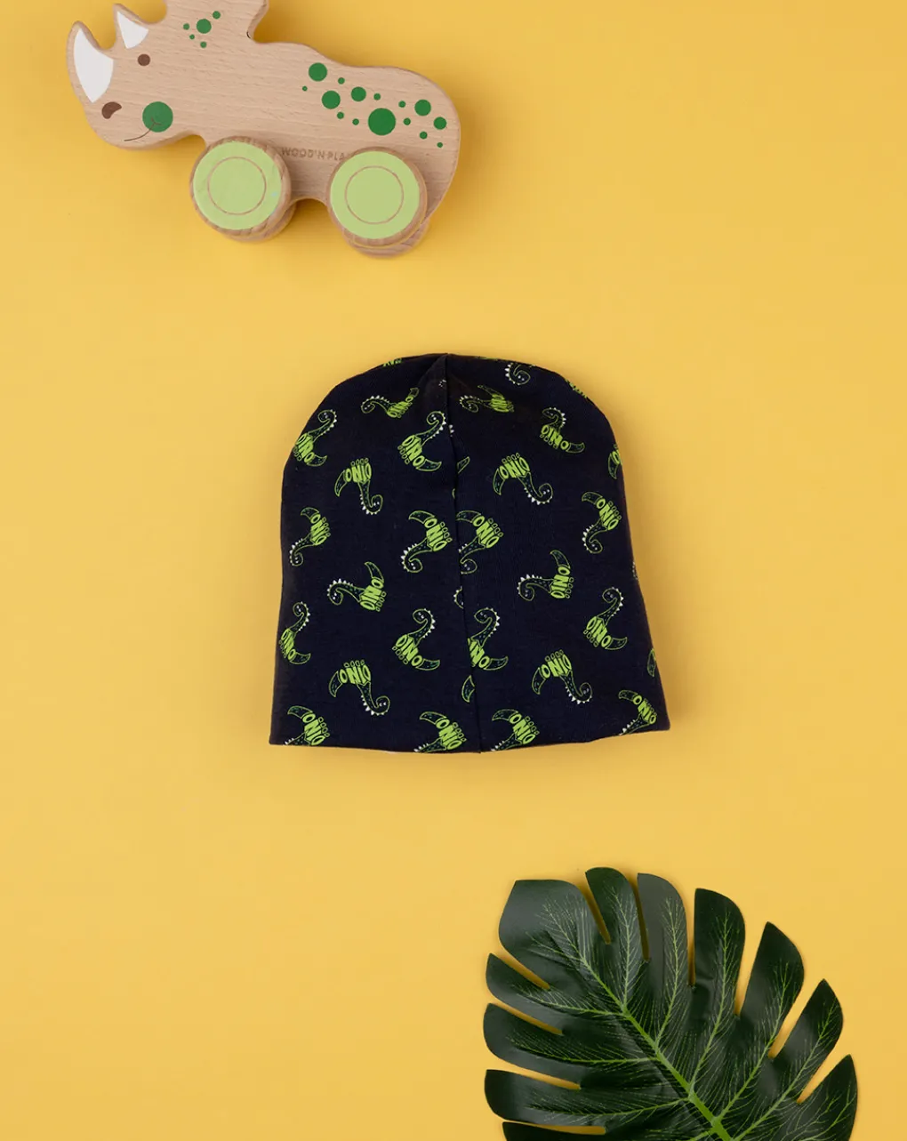 Prenatal Cappelli E Accessori-Berretto Jersey Bimbo "Dinosauri”
