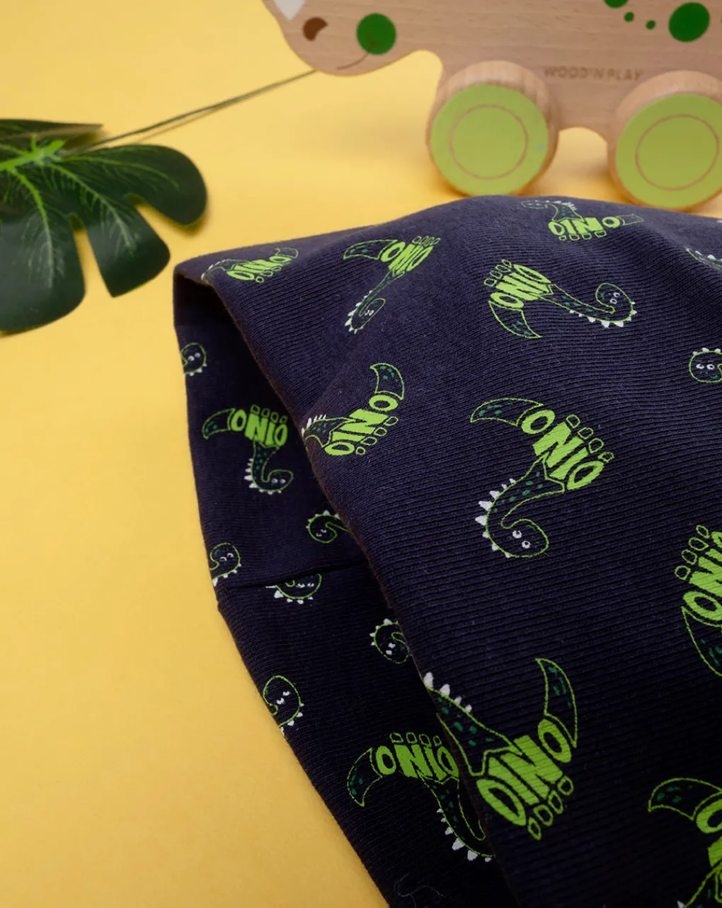 Prenatal Cappelli E Accessori-Berretto Jersey Bimbo "Dinosauri”