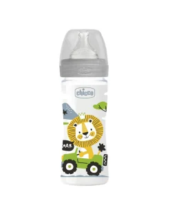 Chicco Biberon-Biberon Benessere 250Ml Flusso Medio Neutro