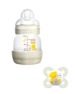 Mam Biberon-Biberon Easy Start 130Ml (Tetterella 0) + Succhietto Start Nano 0-2M
