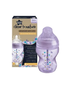 Tommee Tippee Biberon-Biberon In Silicone Con Sistema Anti-Colica Avanzato 260Ml