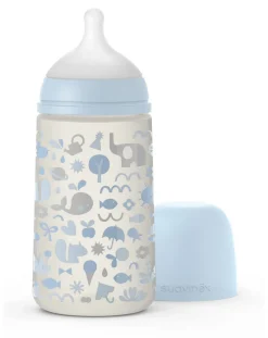 Suavinex Biberon-Biberon Memories 2700Ml Silicone Tettarella Sx Pro Azzurro
