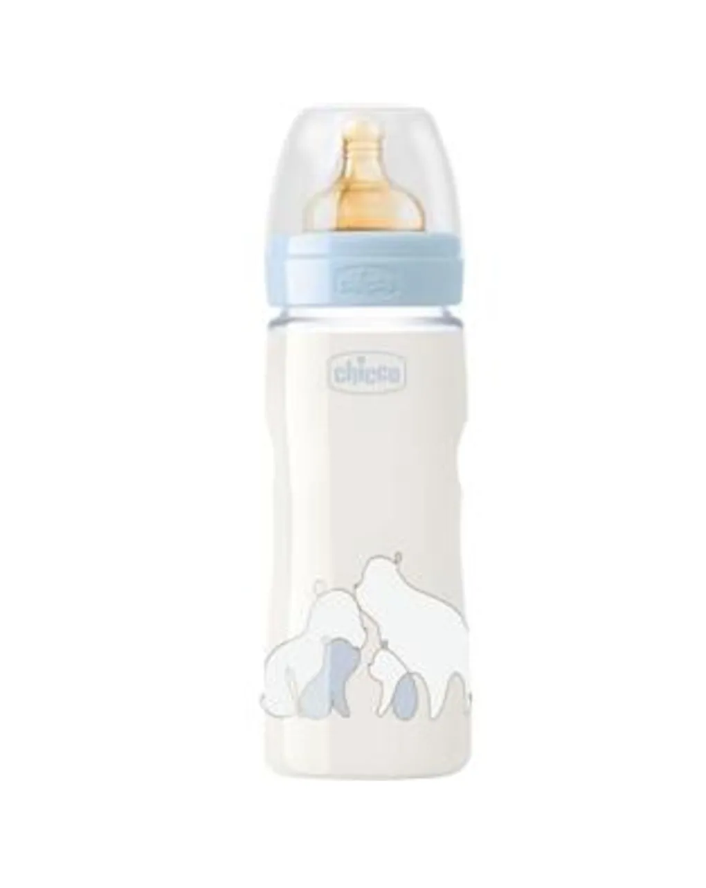 Chicco Biberon-Biberon Original Touch 330 Ml Azzurro Flusso Regolabilecaucciu