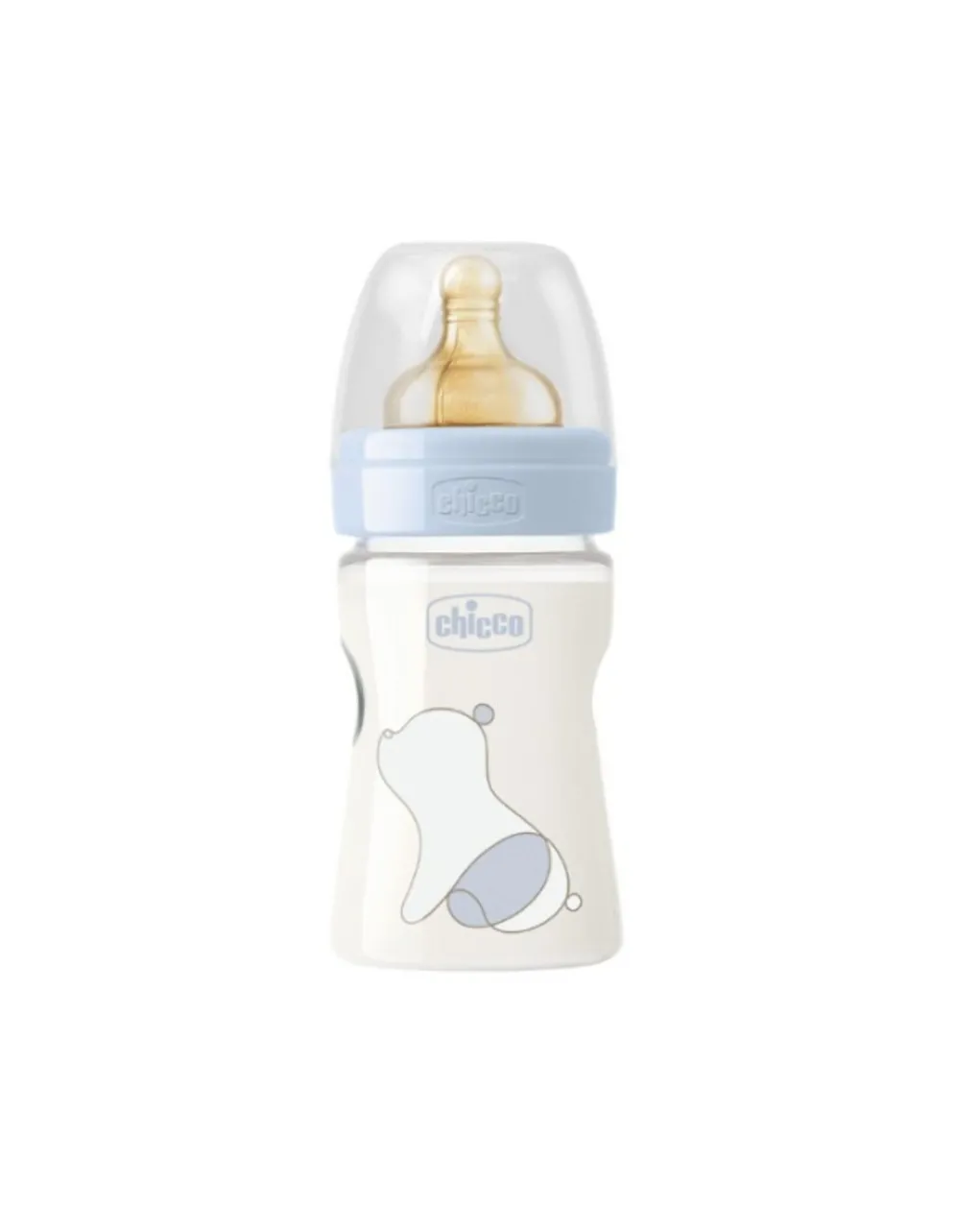 Chicco Biberon-Biberon Original Touch 150 Ml Azzurro Flusso Lentocaucciu