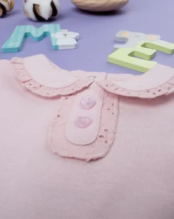 Prenatal Magliette Camicie E Body-Body Bimba Maniche Corte Elegante Rosa