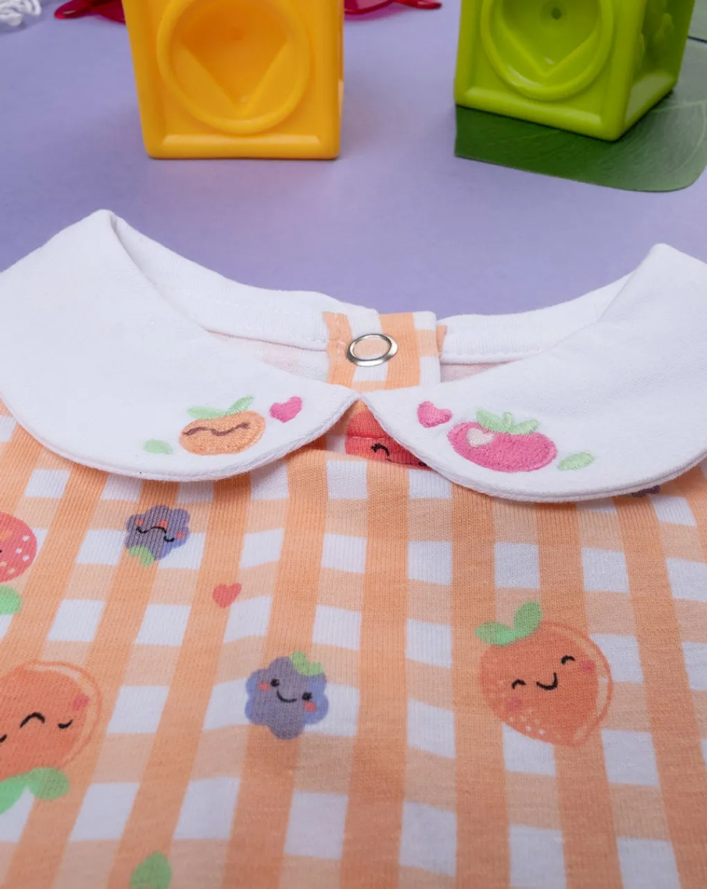 Prenatal Magliette Camicie E Body-Body Bimba Mezze Maniche Fruits Oeko-Tex