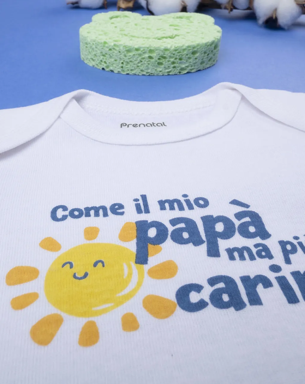 Prenatal Magliette E Body Intimi-Body Costina Bimbo "Come Il Mio Papa”