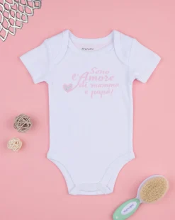 Prenatal Magliette E Body Intimi-Body Intimo Bimba Panna