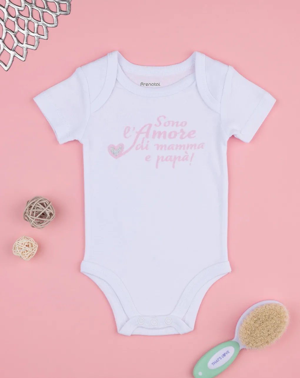 Prenatal Magliette E Body Intimi-Body Intimo Bimba Panna