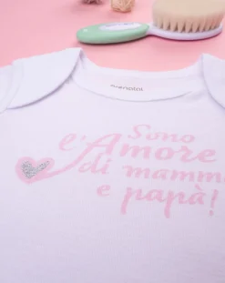 Prenatal Magliette E Body Intimi-Body Intimo Bimba Panna