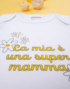 Prenatal Magliette E Body Intimi-Body Mezza Manica Neonata Con Stampa