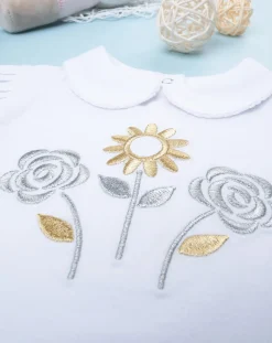 Prenatal Magliette Camicie E Body-Body Neonata Oeko-Tex Fiori