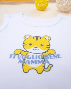 Prenatal Magliette E Body Intimi-Body Neonato Spalla Larga Con Stampa