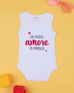 Prenatal Magliette E Body Intimi-Body Neonatoin Cotone Con Stampa