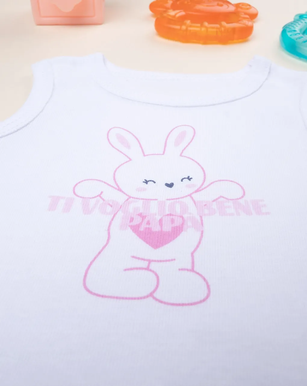 Prenatal Magliette E Body Intimi-Body Spalla Larga Bimba Con Stampa