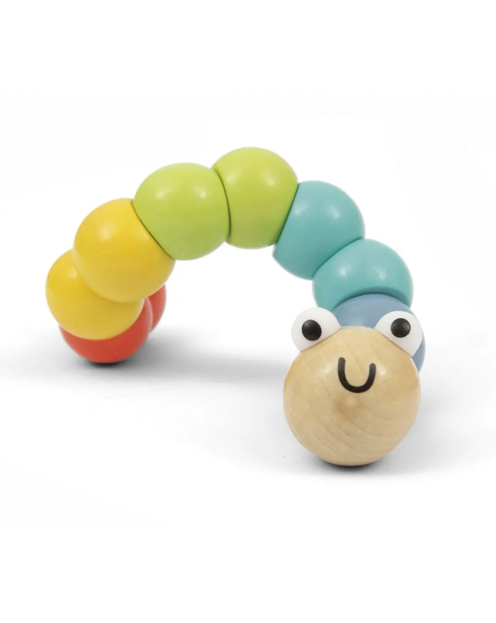 Wood'N'Play Giochi Primi Mesi-Bruco Snodato In Legno - Wood’N’Play