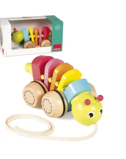 Goula Giochi Primi Mesi-Bruco Trainabile In Legno -