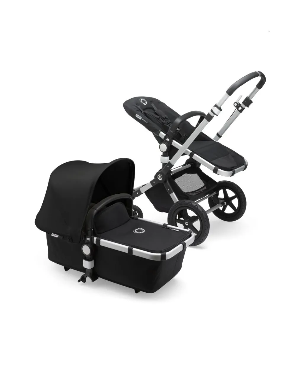 Bugaboo Trio E Duo-Cameleon3Plus Complete Alu/Nero - Nero