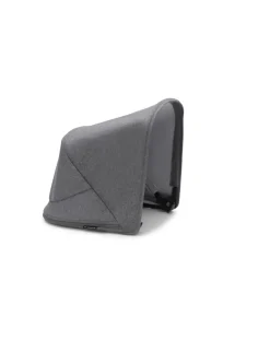 Bugaboo Trio E Duo-Fox 3 Navicella E Passeggino Telaio Graphitetessuti E Cappottina Grey Melange