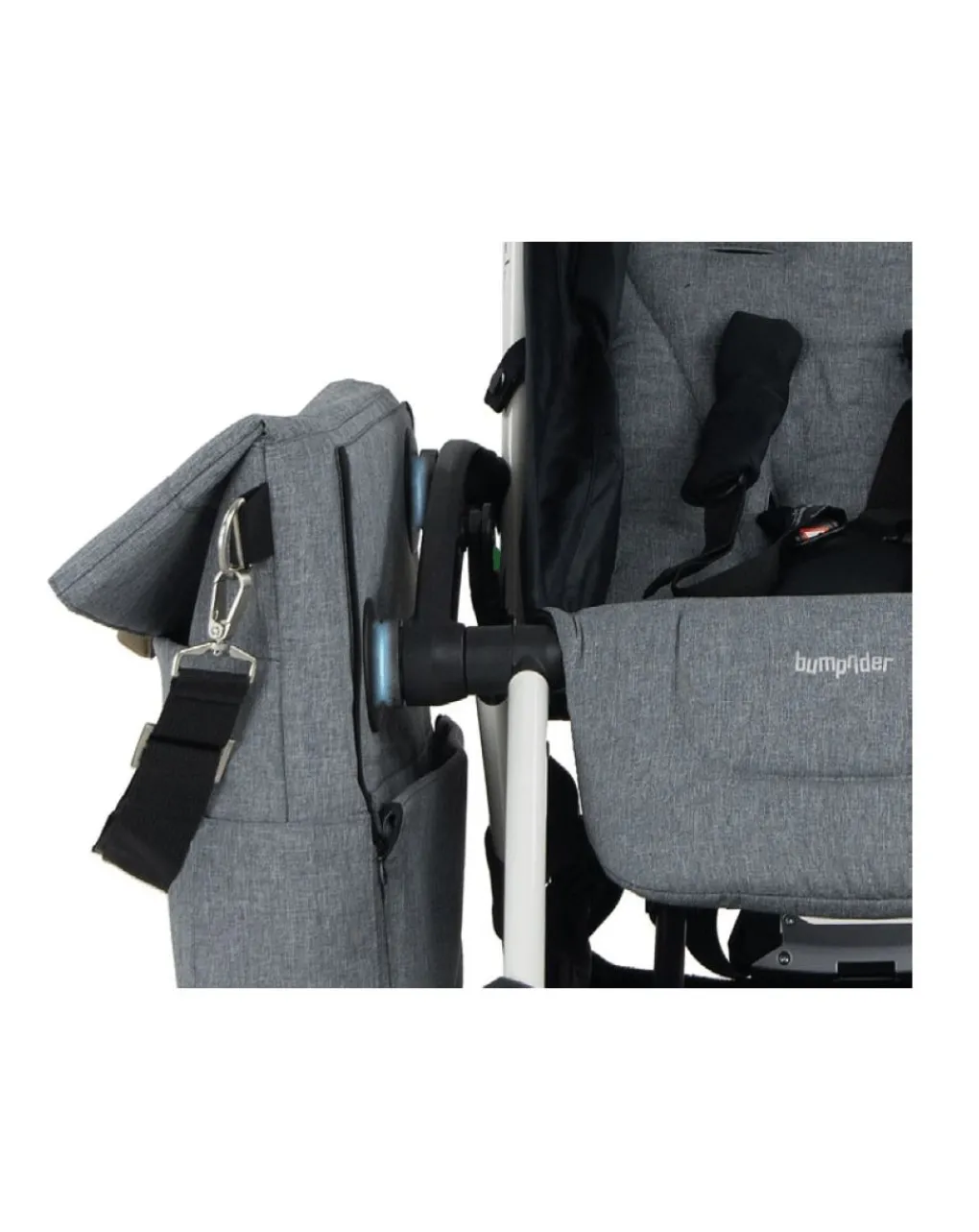 Bumprider Accessori-Borsa Mamma Grigio Melange-Nero