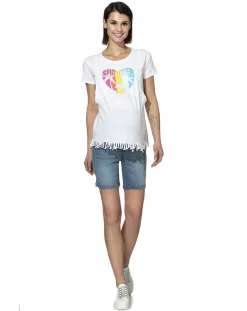 Prenatal Pantaloni Gonne E Leggings-Calzoncino Corto Denim