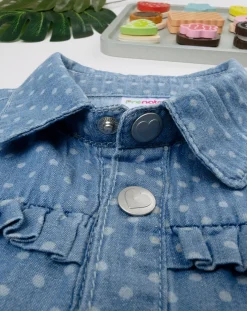 Prenatal Magliette E Camicie-Camicia Chambray Bimba Denim