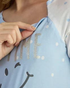 Prenatal Pigiami E Camicie Da Notte-Camicia Da Notte Allattamento Premaman It’S Time To Dream