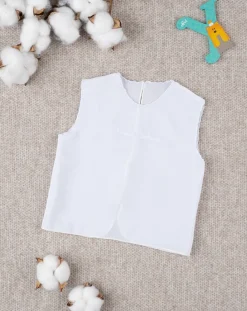 Prenatal Camicini Della Fortuna-Camicino Seta Girl White