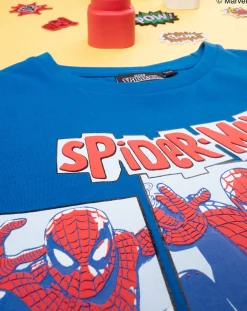 Prenatal Magliette E Camicie-Canotta Spalla Larga Bambino Spiderman Bluette