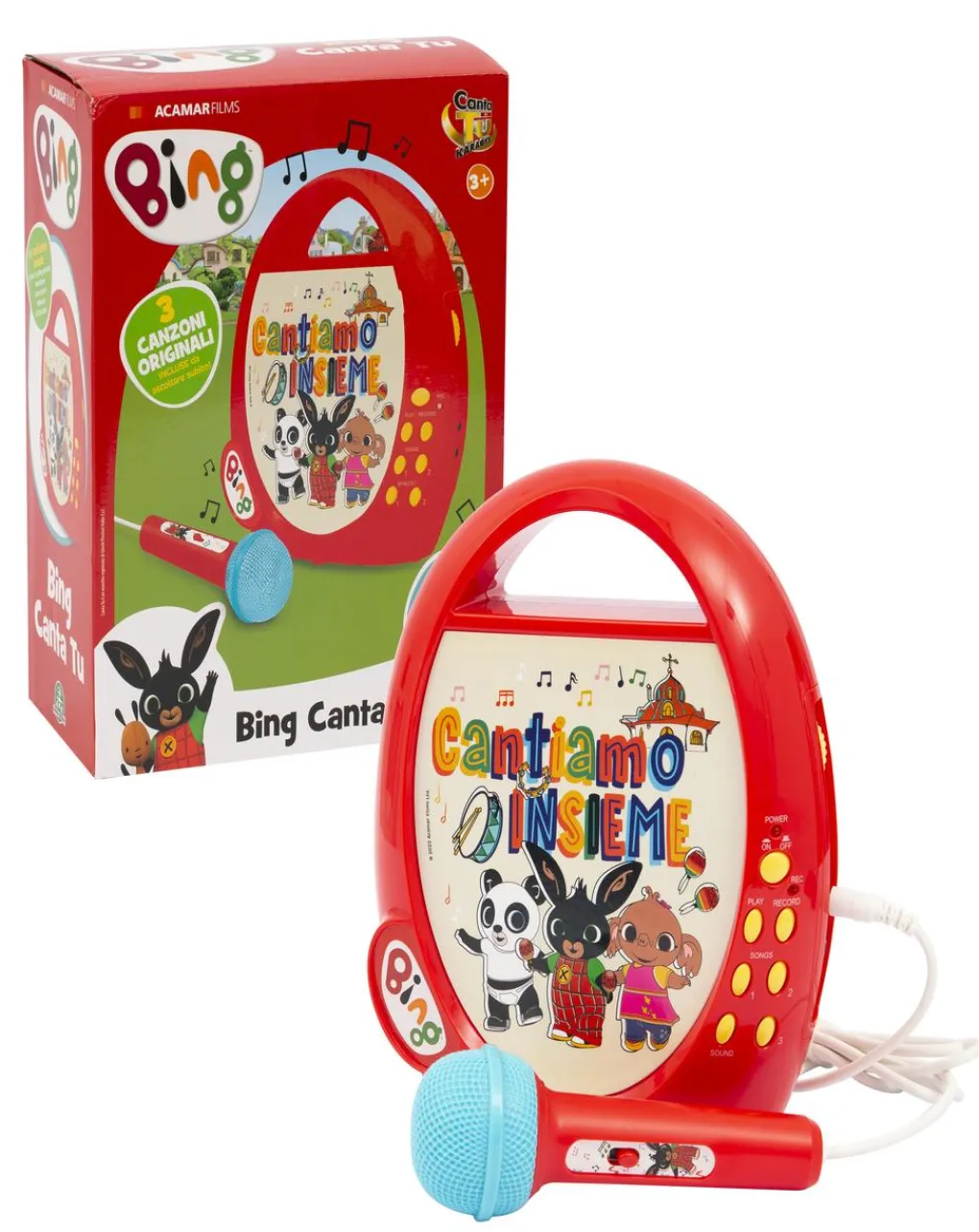 Bing Giochi Interattivi E Prescolari-Canta Tu Karaoke Portatile Con Microfono -