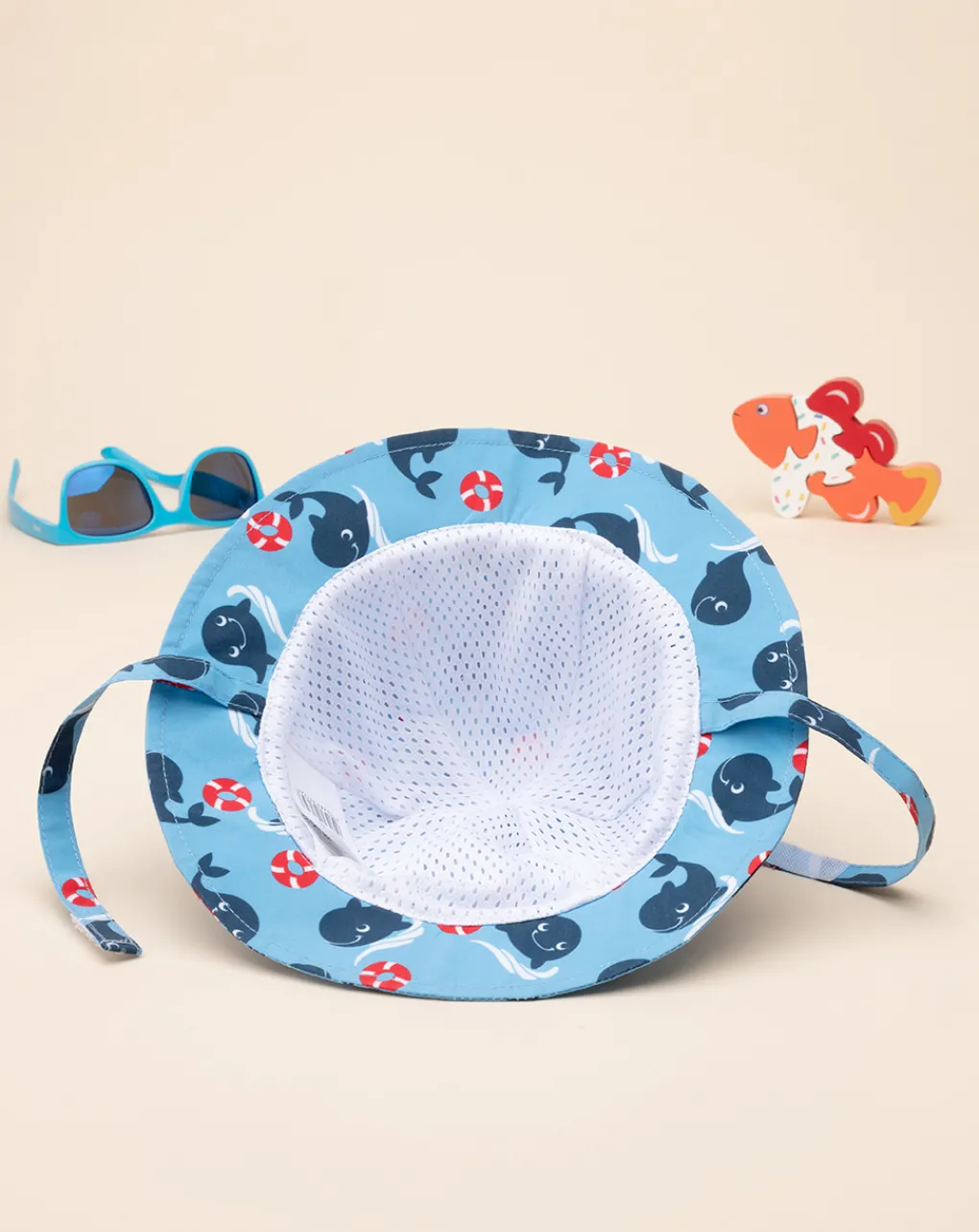 Prenatal Cappelli E Accessori-Cappellino Estivo Bimbo "Balene”