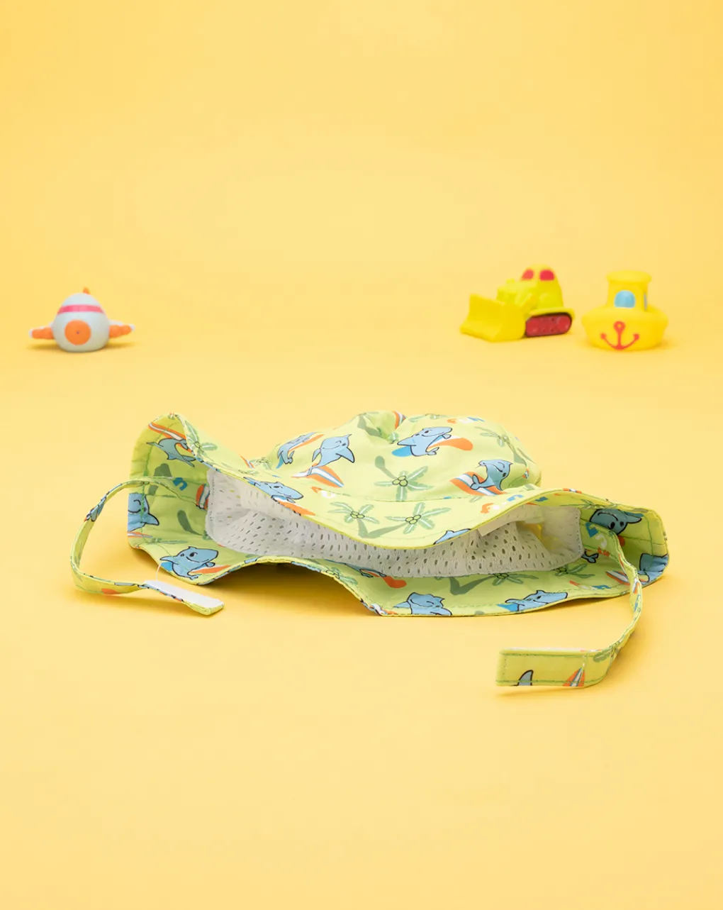 Prenatal Cappellini Cuffiette E Muffole-Cappellino Estivo Bimbo "Squali”