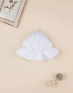 Prenatal Cappelli E Accessori-Cappellino In Piquet Con Fiocchi Applicati
