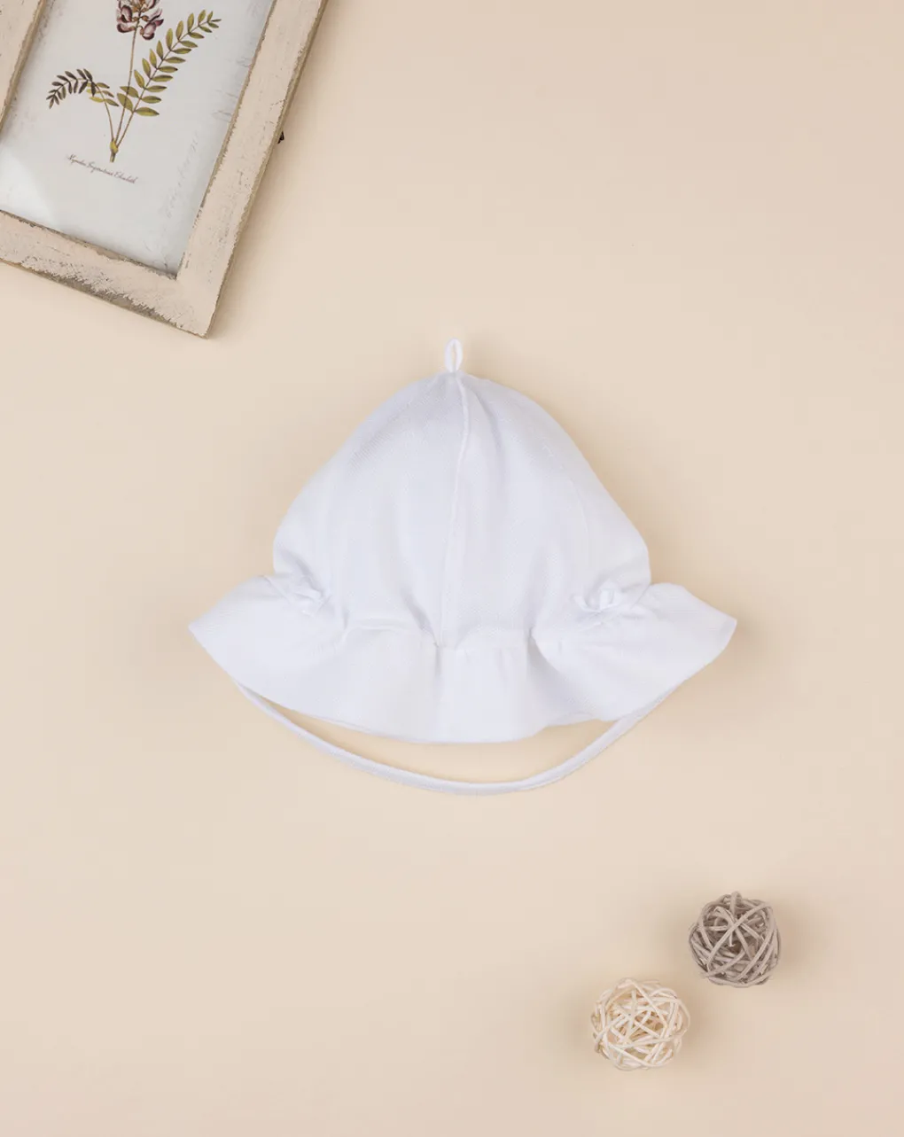 Prenatal Cappelli E Accessori-Cappellino In Piquet Con Fiocchi Applicati